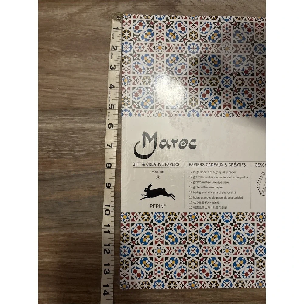 Pepin Maroc Gift‎ & Creative Papers Vol 28 - 13 Large Sheets 19.5